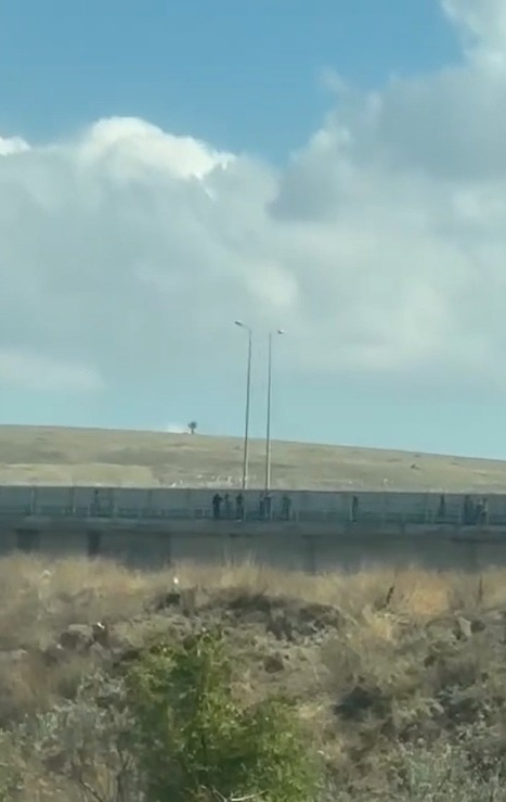 Viyadük’te intihar girişimi